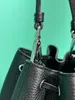 18E060 nova bolsa balde feminina Bolsa de ombro de alta qualidade personalizada com estampa de pele de veado bolsa crossbody de couro com duas alças grande capacidade espaço super macio
