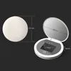 Espejos compactos Cámara de prueba de protección solar UV Portátil LED Espejo cosmético Protector solar Eliminación de maquillaje Detección de la condición de la piel Mini espejo de viaje 230818