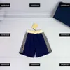 kids designer clothes Child Sets Baby sets 2pcs Summer suits Classic Print T-shirt and Elastic belt shorts New arrival Size 90-150 CM Mar20