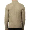 Men's Sweaters Winter Knitted Cardigan High Quality Vertical Collar Button Sweater Fashion