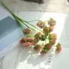 Fiori decorativi 5 pezzi/lotto simulazione in plastica fatta a mano dentelione fiore decorazione per la casa a mano che tiene la sposa bouquet falsa