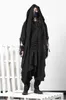 Herrenjacken Thin Cloak Persönlichkeit Casual Jacket Männlich trendy gotische Fälschung zwei über die Knie -Roben 230818