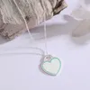 Designer Brand Tiffays Necklace Boutique Gioielli San Valentino GIORNO GIORNO AMORE Cuore a forma di Cuore Far cadere GLUE ORNNEGGIO