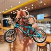 Keychains Delicate Mini Mountain Bike Keychain Men Women Creative Bag Pendant Fashion Jewelly Car Key Ring Ring Legering Bicycle Model keten