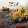 Electric RC Car Remote Control Engineering Vehicle Simulation 1 24 RC Consyction Excavator Model Electric for Kids 230818