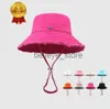 Stingy Brim Hats Designers Herrkvinnor Bucket Hat Fited Hats Sun Prevent Bonnet Beanie Cap Snapbacks Outdoor Fishing Dress Beanies Jac 8 Colors tillgängligt