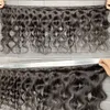 Lichaamsgolfbundels 100% menselijk haar Braziliaans weven Natuurlijk zwart 1 3 4 bundels deal maagdelijk haar 30 inch rauwe hair extensions