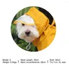 Appareil à chien avec une veste de pluie Poncho Hood Poncho pour petits chiens moyens produits imperméables