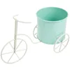 Decorative Flowers Bicycle Stand Multi-function Flower Buckets Iron Bike Tabletop Crafts Adornment Shape Pen Holder Wrought