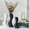 Vases En Céramique Vase Art Nordique Creative Salon Table Séchée Fleur Arrangeur Décoration De La Maison Accessoires Pour Fleurs Esthétique