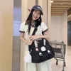 Shoulder Bags Large Capacity Bag for Women's Crossbody New Single Girls Cute Rabbit Ears High School Students