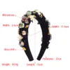 Luxury Baroque Headband Flower Hair Hoop Head Bands For Ball Party Wediing FG1255