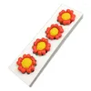 Backformen Sonnenblumen Silikonzucker -Immobilienform Harz Werkzeuge Cupcake Form Fondantkuchen Dekoration