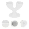 Utensílios de jantar bandeja de ovo el suprimentos de mesa de jantar decoração dupla cálice porcelana stand cerâmica amantes simples