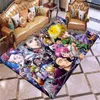 Carpetes Anime Carpet Anti-Skid Area Mat 3d Rapet não deslizamento Sala de jantar Living Living Soft Bedroom Style