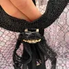 基本的なカジュアルドレスファッション滑走路秋のコントラストショートドレス女性ダイヤモンドボウランタンスリーブ刺繍レースパッチワークビンテージパーティーVestidos 2023