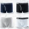 Calzoncillos 2 unids/lote de calzoncillos bóxer de algodón para hombre, ropa interior, bragas sexis, pantalones cortos transpirables, bragas, lencería cómoda