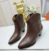 Dahope Boots Designer oryginalny skórzany kowboj Walk but but mody najwyższej jakości rzymski stadnin botki buty jesienne zimowe style western