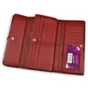 Plånböcker mode kvinnors äkta läder handväska kvinnors lyxdesigner plånbok glänsande långa plånbok 2022 kvinnors eleganta koppling bagstylishhandbagsstore