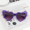 Love Heart 10A Fashion luxe designer herenbril zonnebril voor dames heren dames ontwerpers Cat Uv400 Eyewear