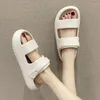 Scarpe eleganti sandali da donna 2023 estate anti -slip eva spessa suola sportiva da spiaggia pannelli da uomo morbido