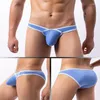 UNDUPTS Man Super Bulge Pouch Boksörler Modal Nefes Alabilir Seksi iç çamaşırı Yaz Elastik U-Konveks Yüzey Çamaşırı Büyük Penis Eşcinsel Geliştirme