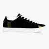 Definitely prevent men's shoes men's low top versatile flat shoe men's board shoes casual shoes Black shoe body and yellow embellishments