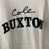 T-shirt maschile di buona qualità Nuova patch cole buxton maglietta di moda ricamata da uomini 1 1 royal blu marrone nero bianco cb women tag tag