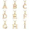 Pendant Necklaces All 26 English Letters Fashion Lucky Necklace Alphabet Initial Sign Mother Friend Family Name Gift Jewelry