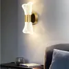 Applique Murale Style Nordique Cristal Lanterne Lava Monté Petit Cercle Intérieur Chevet Décoratif De Luxe Led Lampes