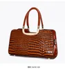 Bolsas de noite textura Bolsa de couro brilhante Padrão de crocodilo Mulheres crossbody moda moda retro ombro de ombro de ombro de armazenamento de viagem de viagem