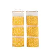 Clothing Wardrobe Storage Cotton Linen Waterproof Hanging Bag Multilayer Fabric Door Rear Sundry DustClothing8529232