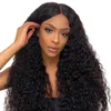 Deep Wave Frontal Wigs till försäljning 220%Densitet Clearance Hume Hair 13x6 HD Spets Frontal peruker för kvinnor brasilianska djupa lockiga full spets peruker