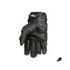 Luvas de motocicleta Black Racing Racing Couro genuíno motocicleta Branca Glove Men Summer Droga de inverno Droga Mobiles MOTORCYCLES A DHL0F