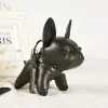 French Bulldog KeyChain Bag Pendant Ornaments Cute Christmas Gifts Book Bag Pendant 9 Colors