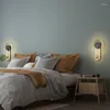 Lámpara de pared Led, luz Interior nórdica, decoración de arte Simple de lujo, hogar moderno, sala de estar, pasillo, mesita de noche, ambiente La