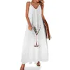 Casual Dresses Glass Of Martini Sleeveless Dress Bandage