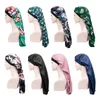 Berets Factory Direct Sales Long Tail Silk Sleep Cap Beauty Hairdressing Home Hat Cross-Border Arrival Women's Hair Care Shower