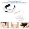 기타 마사지 품목 EMS Neck Massager 등 넥 밴드 Vibro 마사지 전기 의학 USB Tens Pads Health Care Machine Wearable Lep Relaxer 230818