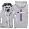 2023 Men New Motorcycle para BMW Fashion Autumn e Winter Warm Fleece Zipper Sweatshirt Gross Fashion Hoodies Tops T230819