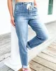 Gumipy -vrouwen trekken aan denim joggers elastische taille stretch transport jeans met zakelijke flaggy jeans bijgesneden jeans 2308192