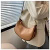 Evening Bags Niche Design Underarm Shoulder Bag Women's Fashion Korean Crossbody Versatile Pu Leather Small Dumpling Girl Handbag