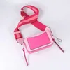 Caméra carrée Petits portefeuilles pour femmes Designers Sac Femmes Rose Peinture multicolore Polyvalent Épaule Bandoulière Sacs de mode sacs à main designer