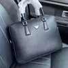 2023 Luxury Designer Briefcase Business Crossbody Handbag Fashion Men Shoulder Bag Laptop package Computer BagsFashion Leather High Quality
