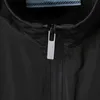 Designer herrjackor full-zip lätta sportkläder kappa utkläder med fickor regelbunden fit casual höst bomber jacka vindbrytare