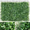 Fleurs décoratives 3D vert plantes artificielles panneau de décoration murale faux tapis de pelouse mariage toile de fond jardin herbe fleur décoration de la maison