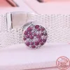 925 Silver Fit Pandora Charm 925 Bracelet Tijdloze sprankelende clip Charms voor Pandora Charm 925 Silver kralen Charms