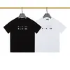 Camisetas de manga corta de algodón simples y pesadas para hombres y mujeres en verano tendencia suelta ins Joker moda casual tops02