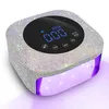 Nagelorkar Sound Alert Laddningsbar nagellampa med 54W gellackor Torktor Cordless UV -ljus för naglar Trådlös nagel UV LED -lampa 230818