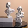 装飾的な置物ノルディックギリシャのフィギュア彫像樹脂装飾デビッドピアノ女性アートスタジオスケッチスティルライフデコレーション
